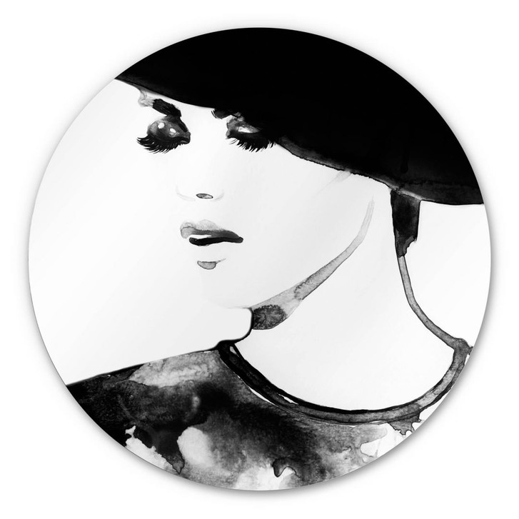 Alu-Dibond Fashion Victim - Rund - WA284846