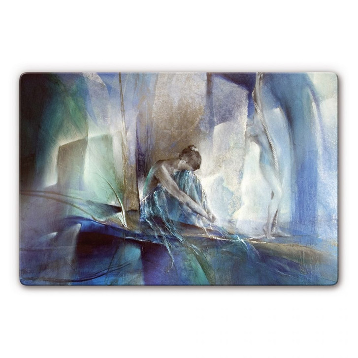 Glasbild Schmucker - Im blauen Raum - WA127295