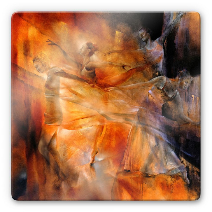 Glasbild - Schmucker - Vier Tänzerinnen - WA231777