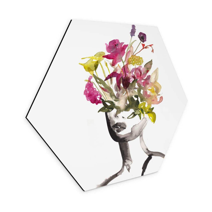 Hexagon - Alu-Dibond Verbaan - Under a rainbow - WA340766