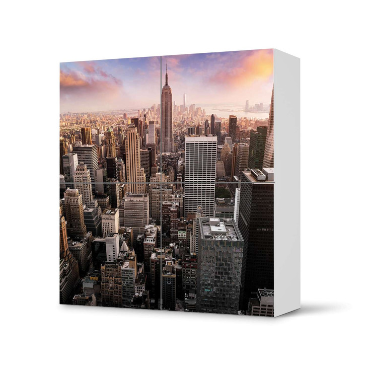 Klebefolie IKEA Besta Schrank 4 Türen - Big Apple - CR110801