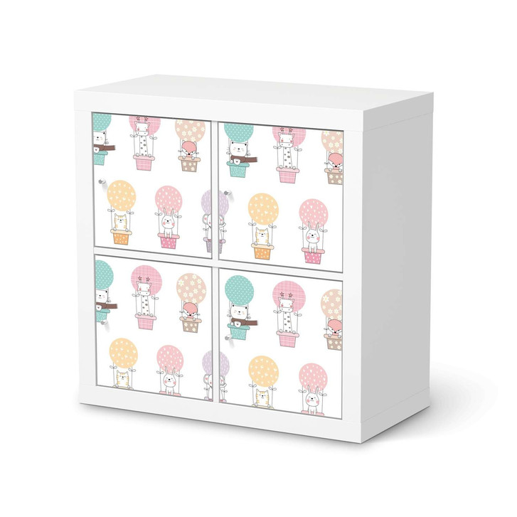 Möbelfolie IKEA Expedit Regal 4 Türen - Flying Animals - CR114521