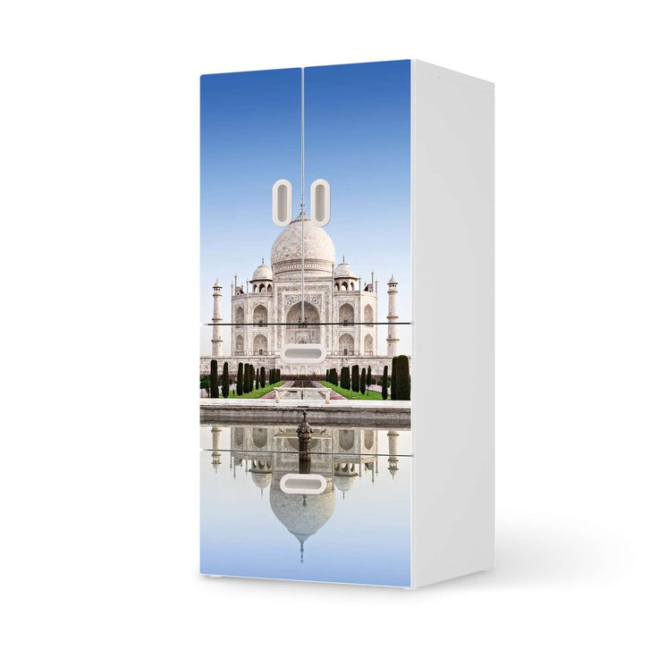 Möbelfolie IKEA Stuva / Fritids - 2 Schubladen und 2 kleine Türen - Taj Mahal - CR117512