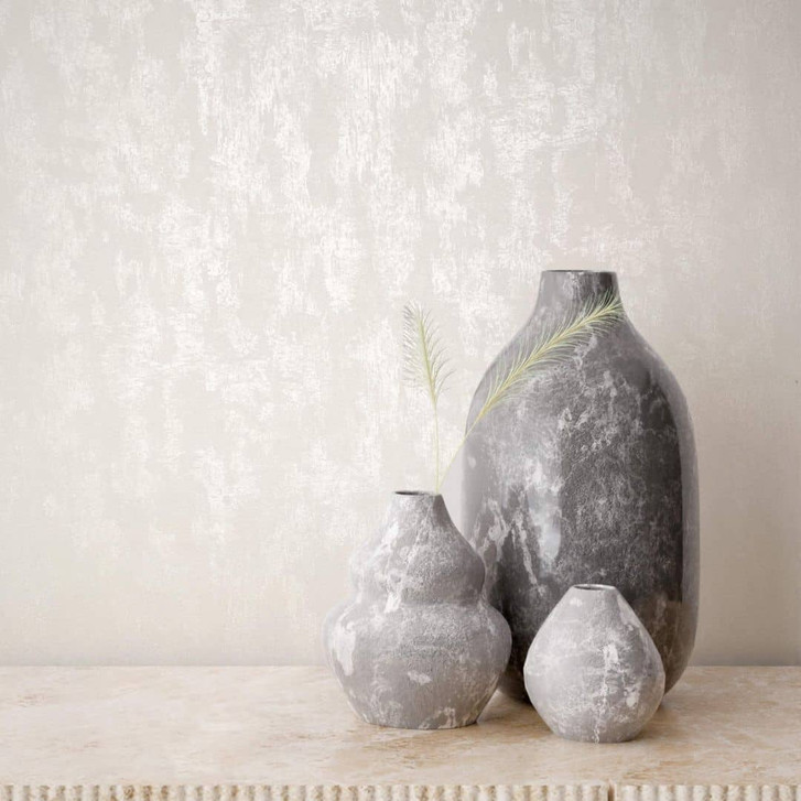 Vliestapete in glänzender Betonoptik beige Struktur - WA451337