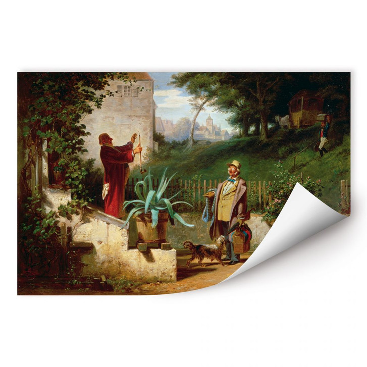 Wallprint Spitzweg - Die Jugendfreunde - WA189336