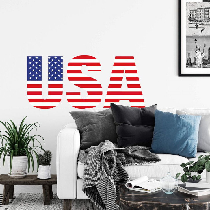 Wandsticker USA Schriftzug - WA203029