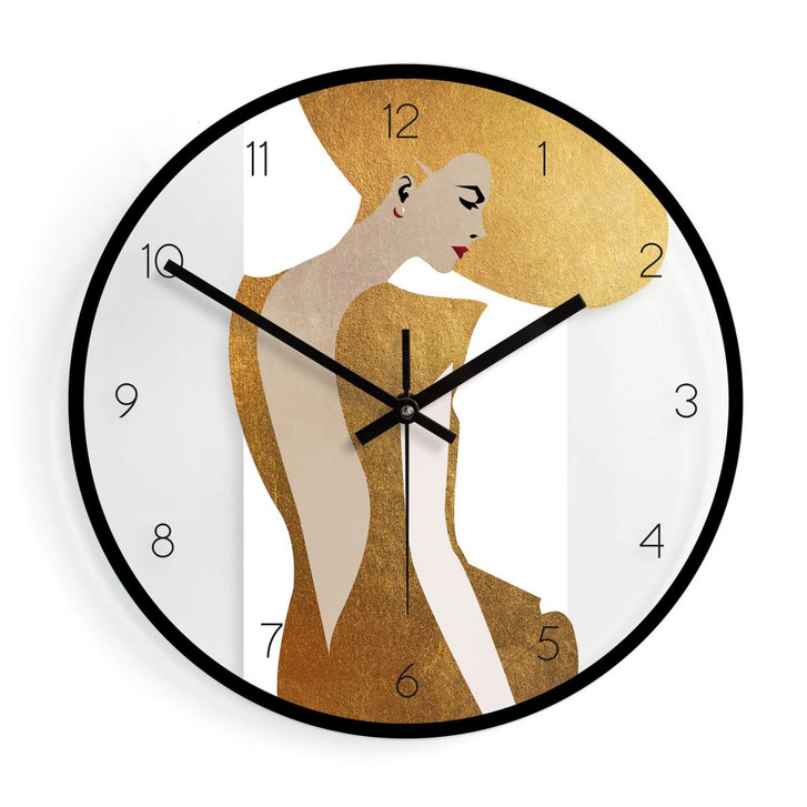 Wanduhr aus Glas Kubistika Ø 30cm - RS102683