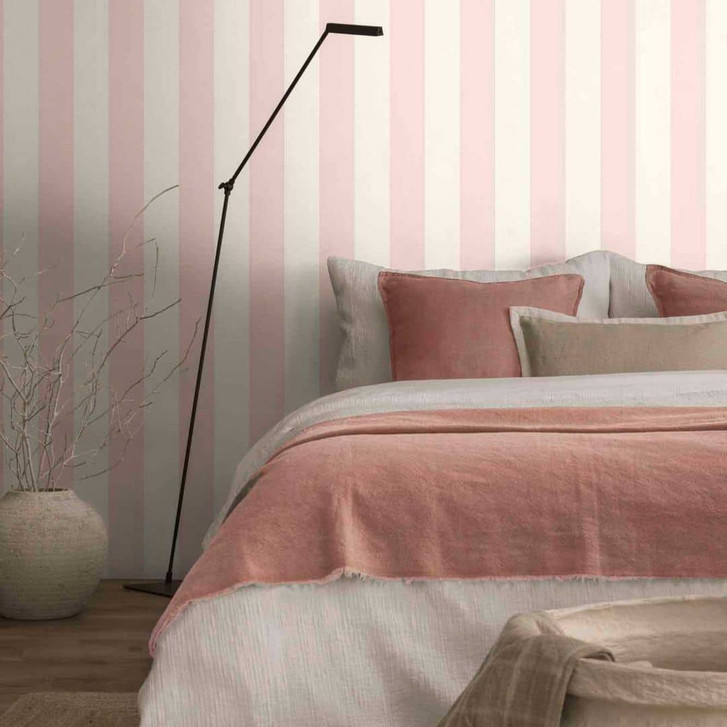 A.S. Création Vliestapete Trendwall 2 Streifentapete gestreift rosa, weiss - WA313416