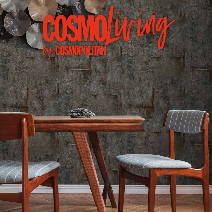 COSMOPOLITAN Tapete Betonoptik anthrazit schwarz - Loft Design Vliestapete Küche - WA480289
