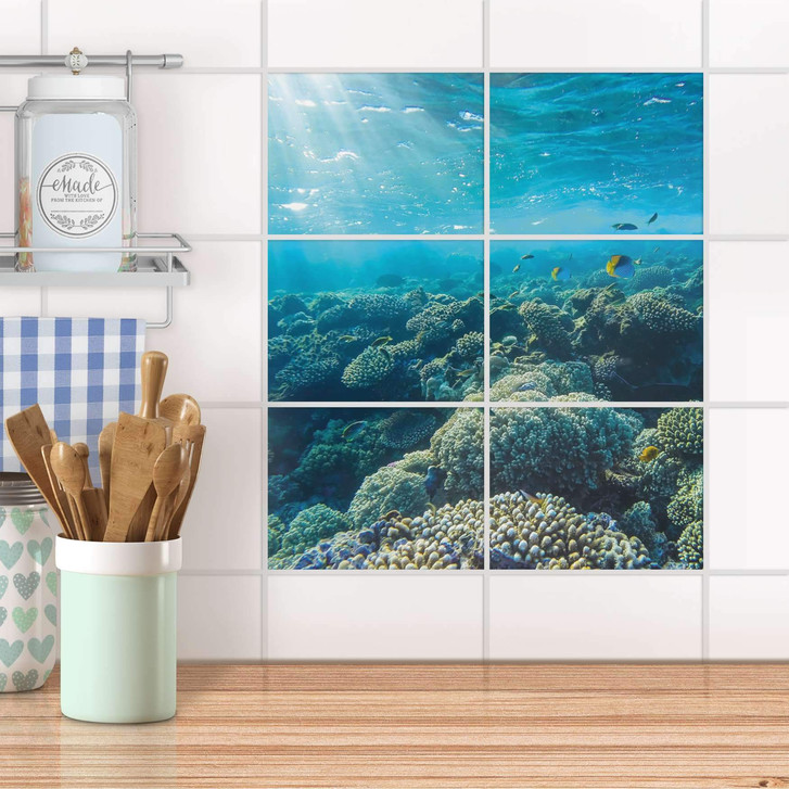 Fliesenfolie quer - Underwater World - CR104660