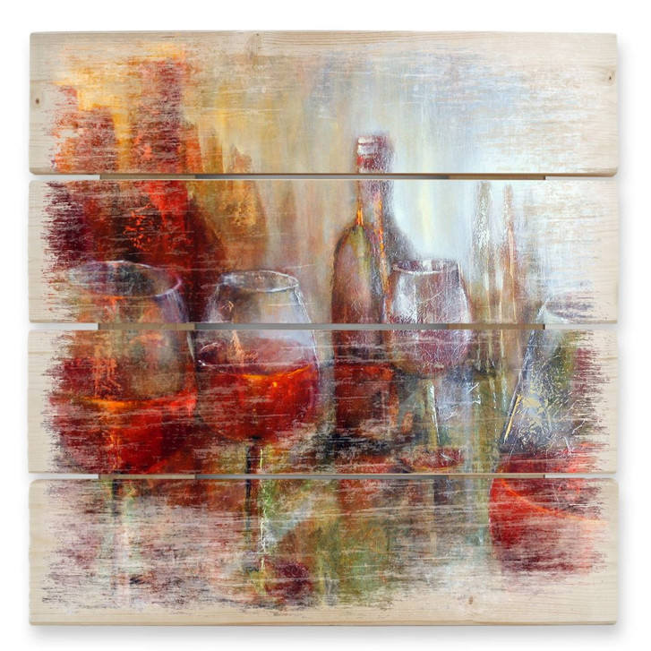 Holzbild Schmucker - Später Burgunder - 40 x 41.5 cm - WA132477