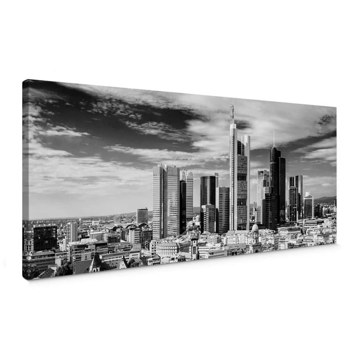 Leinwandbild Frankfurter Skyline - Panorama - WA363055