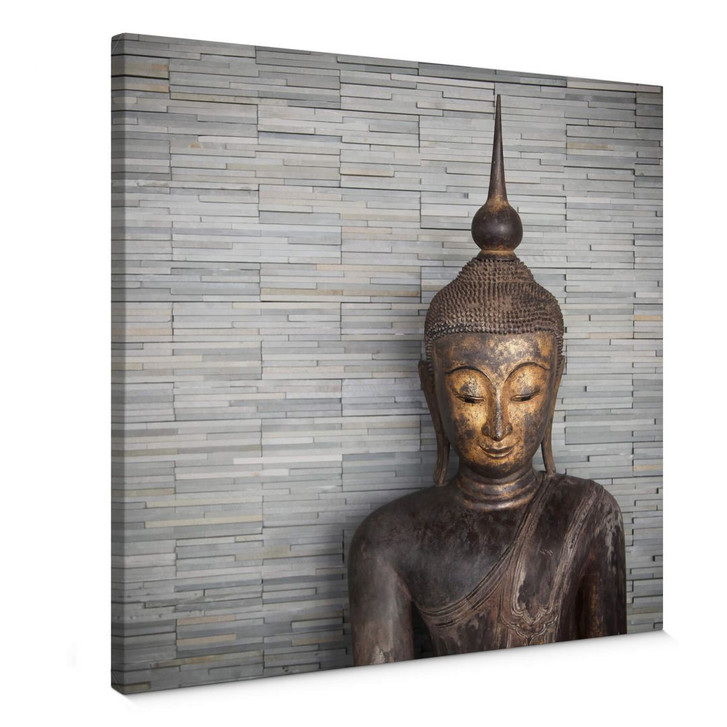 Leinwandbild Thailand Buddha - quadratisch - WA375854