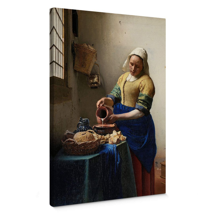 Leinwandbild Vermeer - Das Mädchen mit dem Milchkrug - WA376738