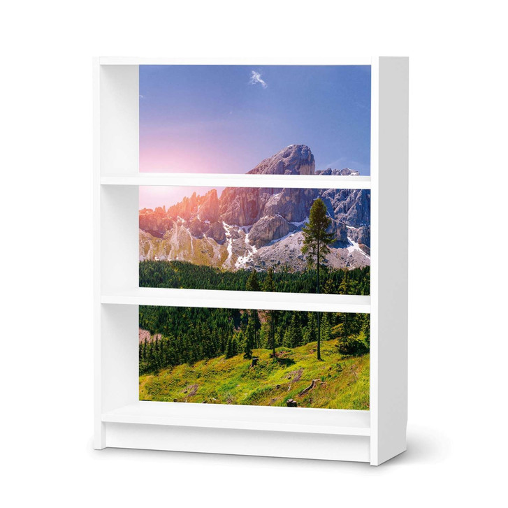 Möbelfolie IKEA Billy Regal 3 Fächer - Alpenblick - CR114375