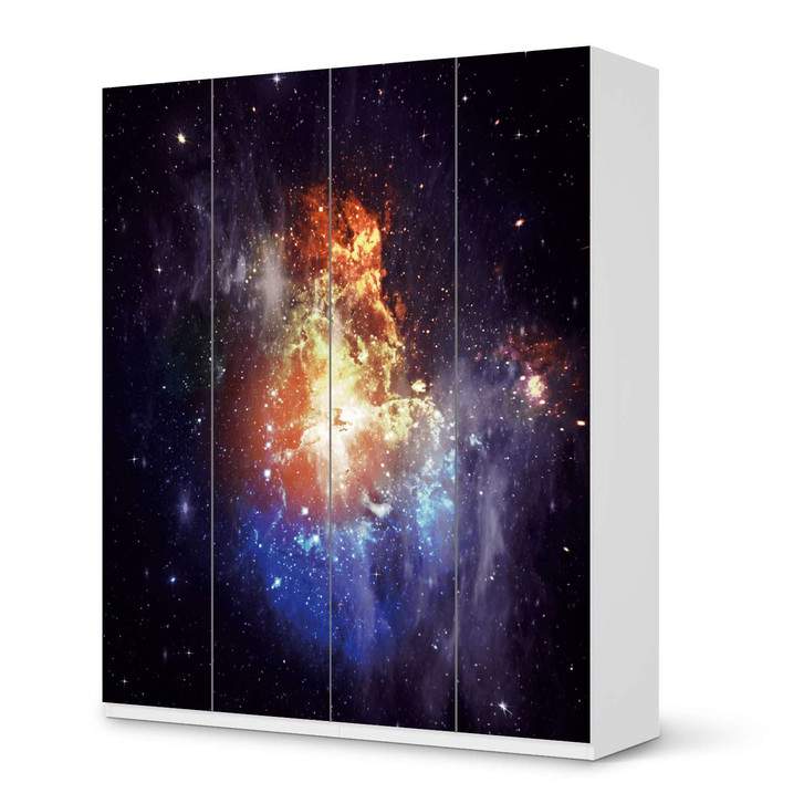 Möbelfolie IKEA Pax Schrank 236cm Höhe - 4 Türen - Nebula - CR116906