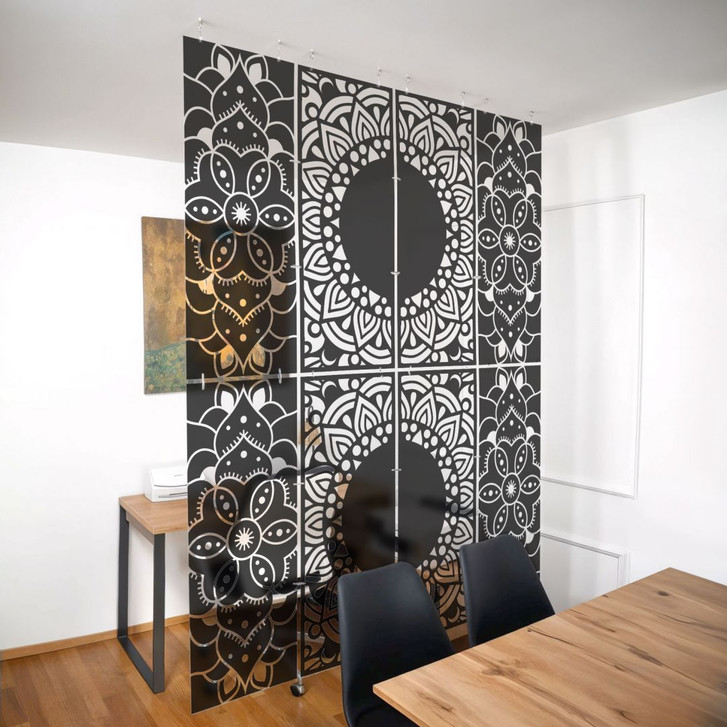 Raumteiler, Paravent, Sichtschutz hängend Mandala Ornament - WA449376