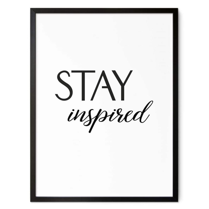 Sprüche Poster Stay inspired - WA408262