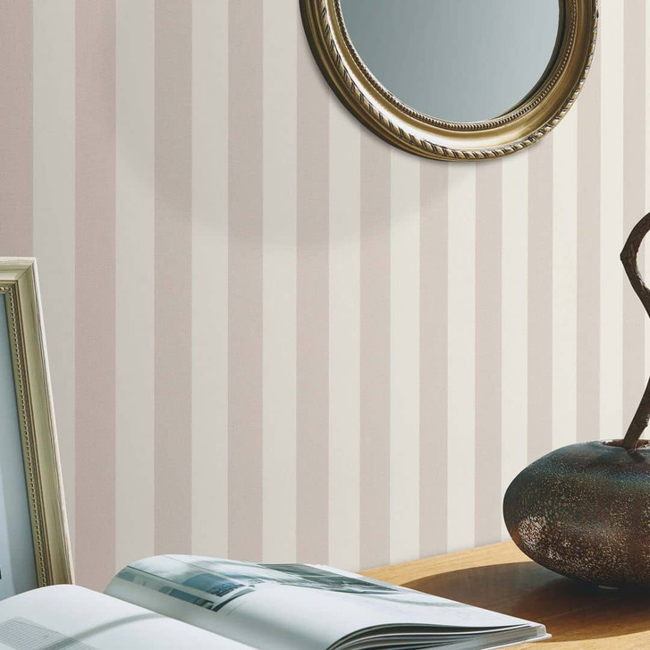 Streifentapete, Vliestapete Erismann Versailles beige, creme - WA397433