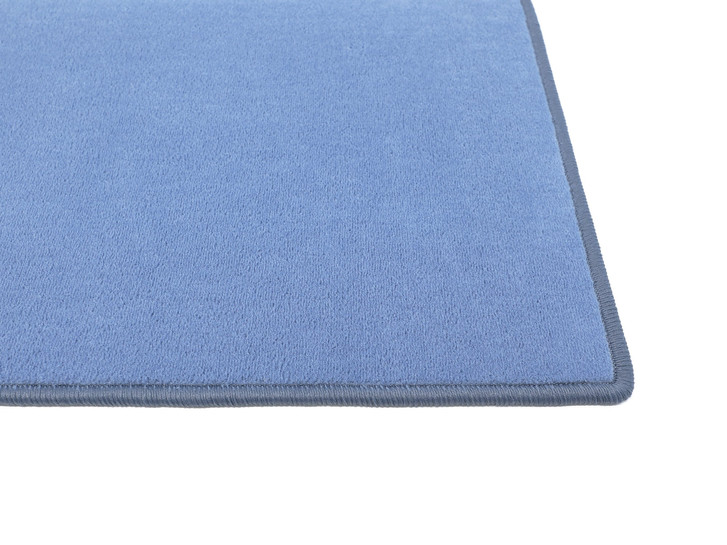 Bijou Uni Kurzflorteppich nach Mass in Ozean - TS436371