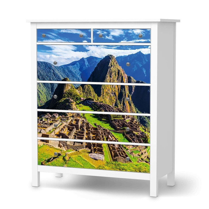 Klebefolie IKEA Hemnes Kommode 6 Schubladen - Machu Picchu - CR111383