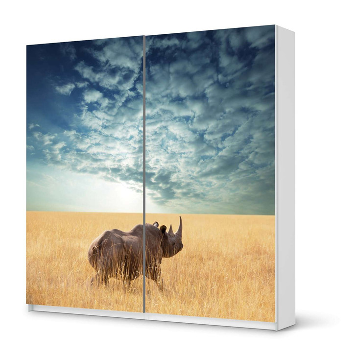Möbel Klebefolie IKEA Pax Schrank 201cm Höhe - Schiebetür - Rhino - CR113900