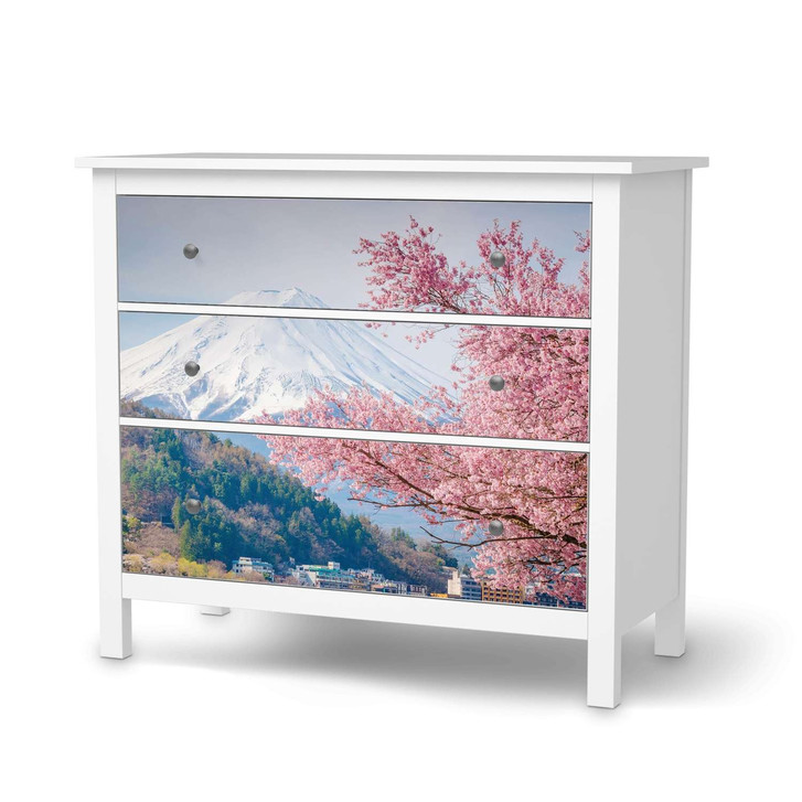Möbelfolie IKEA Hemnes Kommode 3 Schubladen - Mount Fuji - CR114756