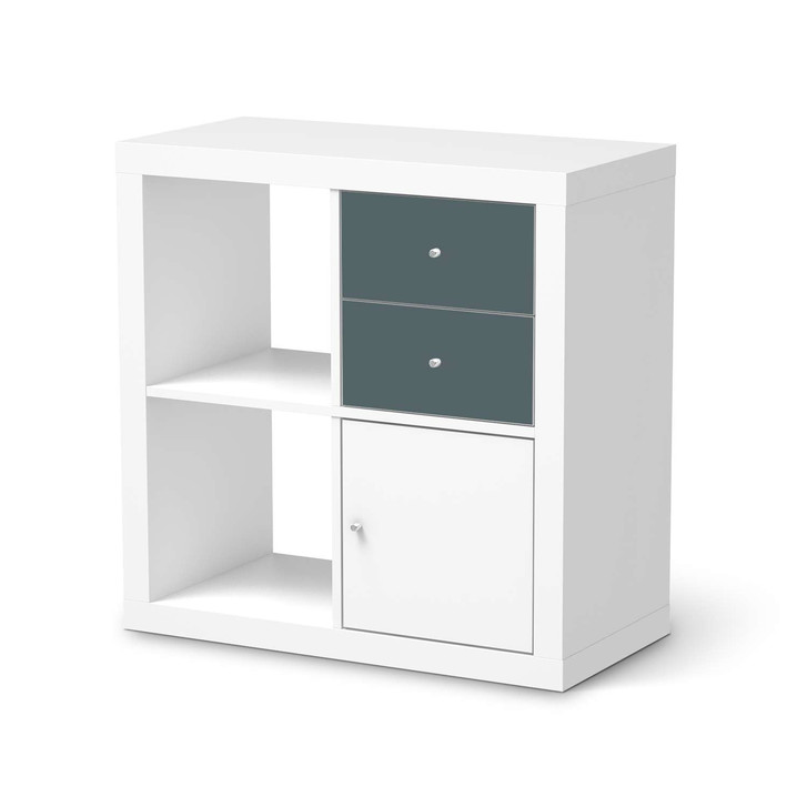 Möbelfolie IKEA IKEA Expedit Regal Schubladen - Blaugrau Light - CR115052