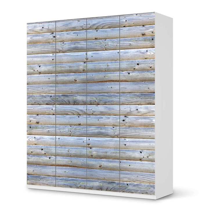 Möbelfolie IKEA Pax Schrank 236cm Höhe - 4 Türen - Greyhound - CR116893