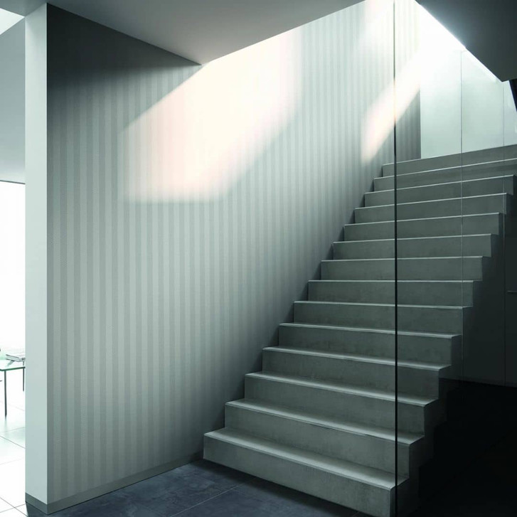 Unitapete, Mustertapete mit Struktur Bauhaus weiss - WA409918