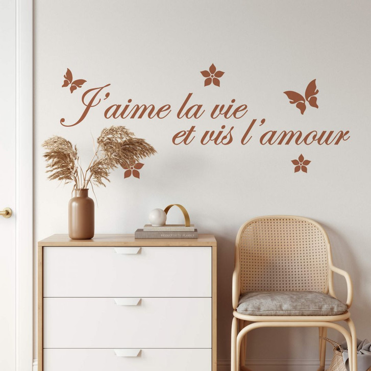Wandtattoo J'aime la vie... - WA212720