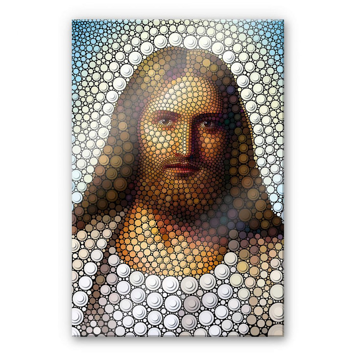 Acrylglasbild Ben Heine - Circlism: Jesus Christus - WA230135