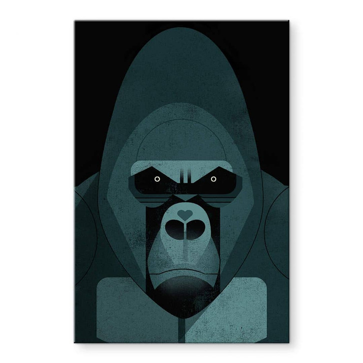 Acrylglasbild Gorilla - Braun - WA479381