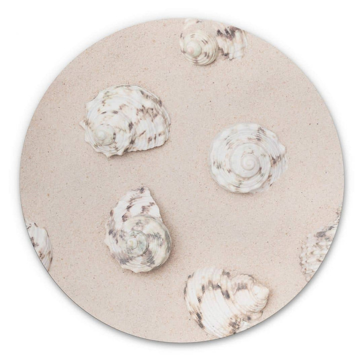 Alu-Dibond 1X Studio - Am Strand - Rund - WA340238