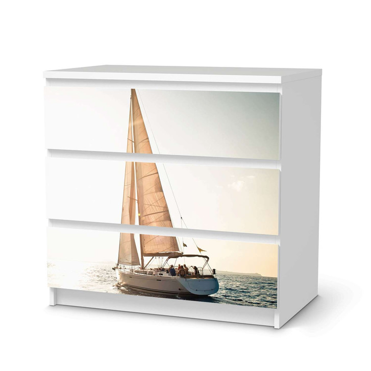 Klebefolie IKEA Malm Kommode 3 Schubladen - Freedom - CR109789