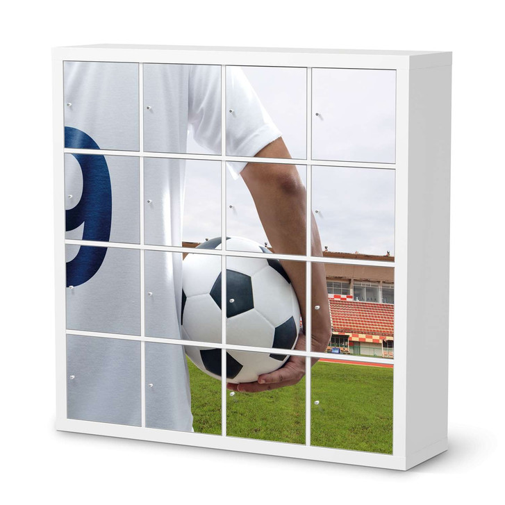 Möbelfolie IKEA Kallax Regal 16 Türen - Footballmania - CR115206