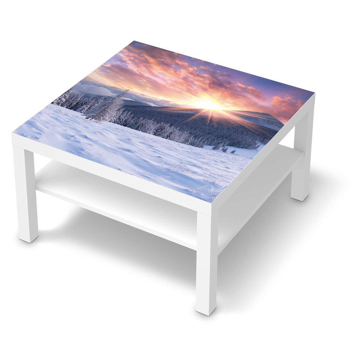 Möbelfolie IKEA Lack Tisch 78x78cm - Zauberhafte Winterlandschaft - CR118554