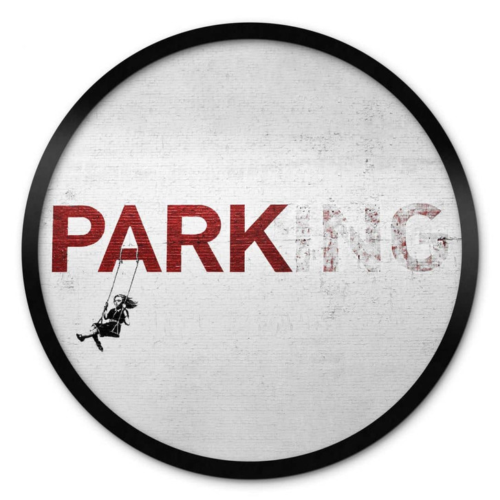 Poster Banksy - Parking - Rund - WA336875