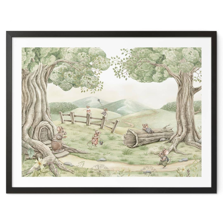 Poster Familie Maus im Wald - Kikki Belle - WA427802