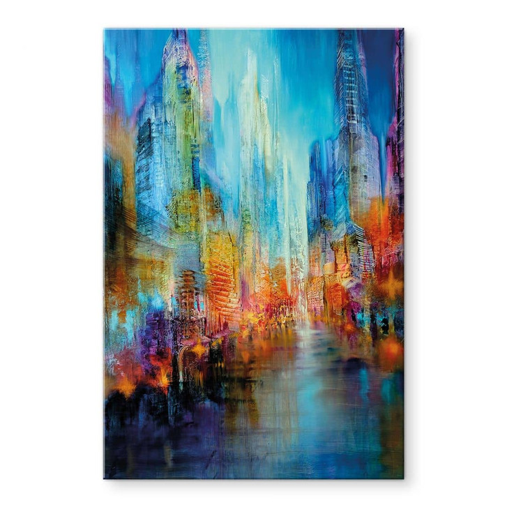 Acrylglasbild Abstrakte Grossstadt - Schmucker - WA479414