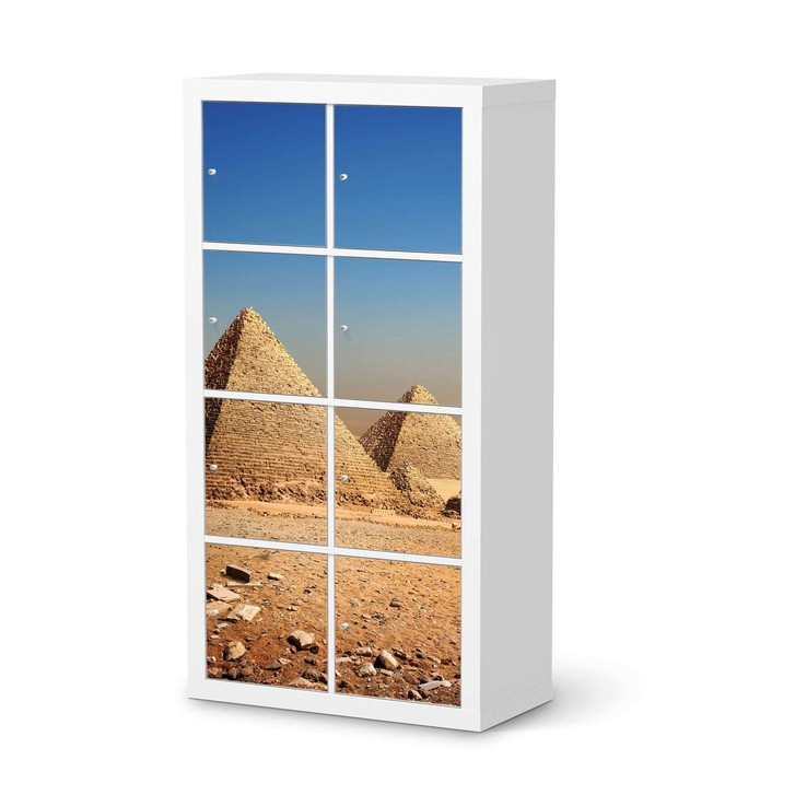 Folie IKEA Kallax Regal 8 Türen - Pyramids - CR105498