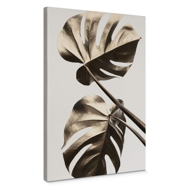 Leinwandbild 1X Studio - Goldene Monstera - WA357316