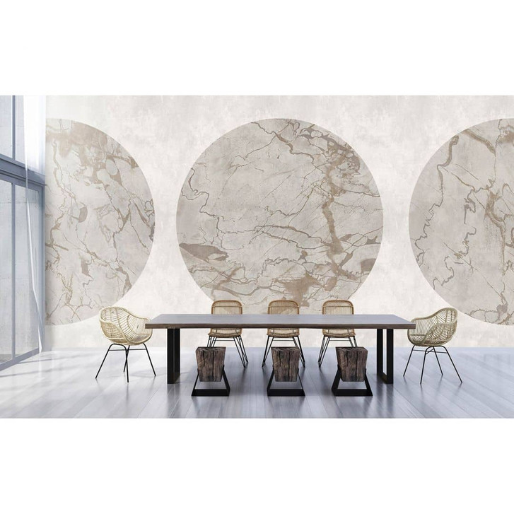 Livingwalls Fototapete Walls by Patel 3 Mercurio 1 grau, weiss, beige - WA327977