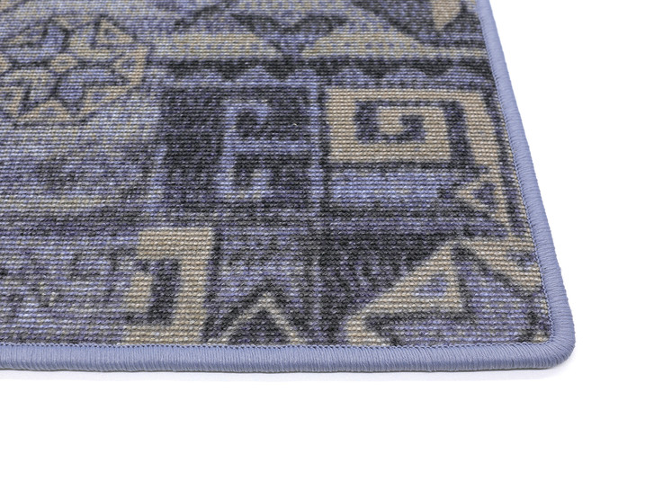 Matteo Schlingen - Teppich Wunschmass in Blau - TS494723