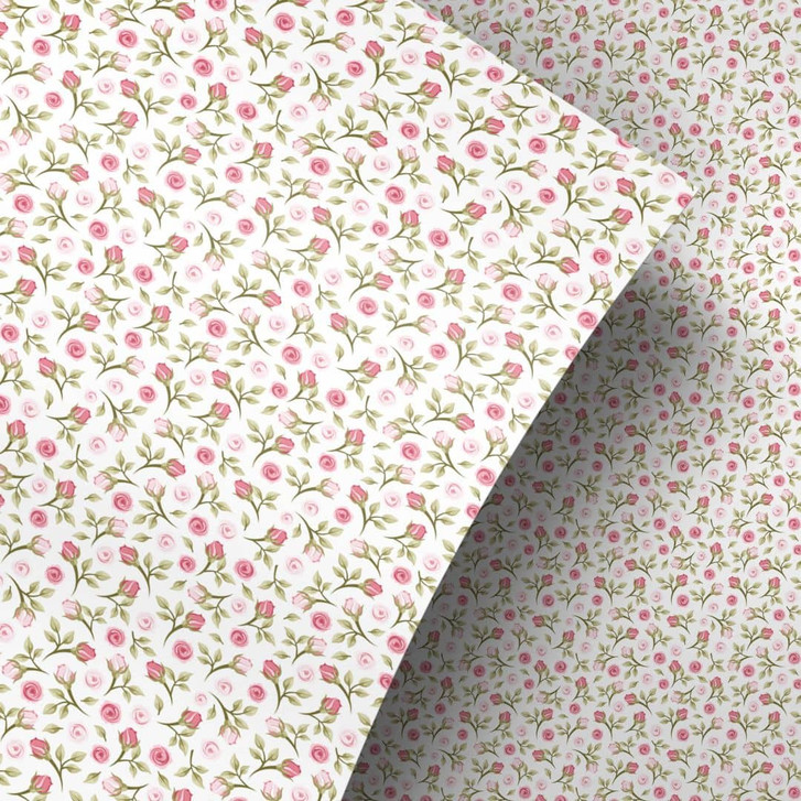 Möbelfolie, Dekofolie - abwischbar - Rosa Rosen02 - 100 x 100 cm - RS103146