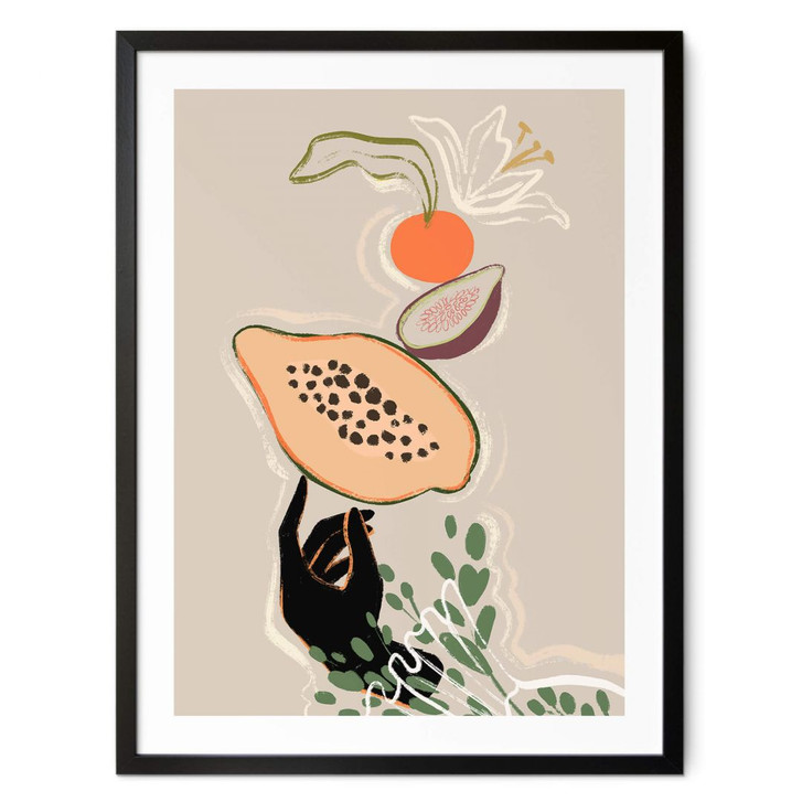 Poster Kunst - Arty Guava - Papaya Balance - WA406716