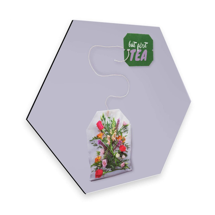 Hexagon - Alu-Dibond Loose - Flower Tea - WA297670