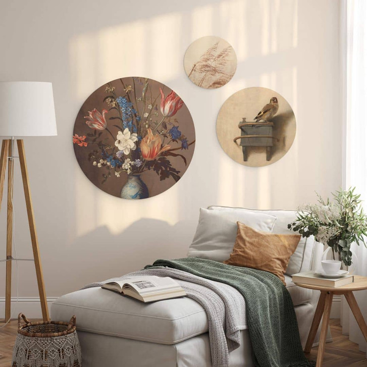 Holzbild Naturverbunden Set - Rund (3-teilig) - WA346394