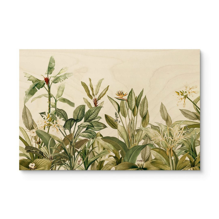 Holzbild Tropische Botanik - UN Designs - WA401682