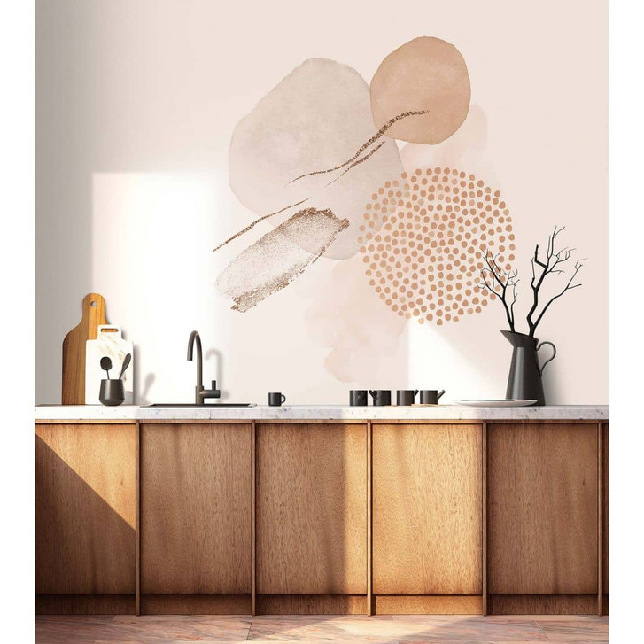 Livingwalls Fototapete Walls by Patel 3 Gold Mine 1 rosa, beige - WA327906